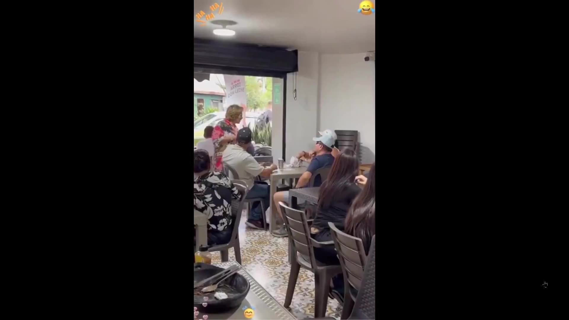 Humor: She does get a bigger tip. You know it. She makes people laugh...