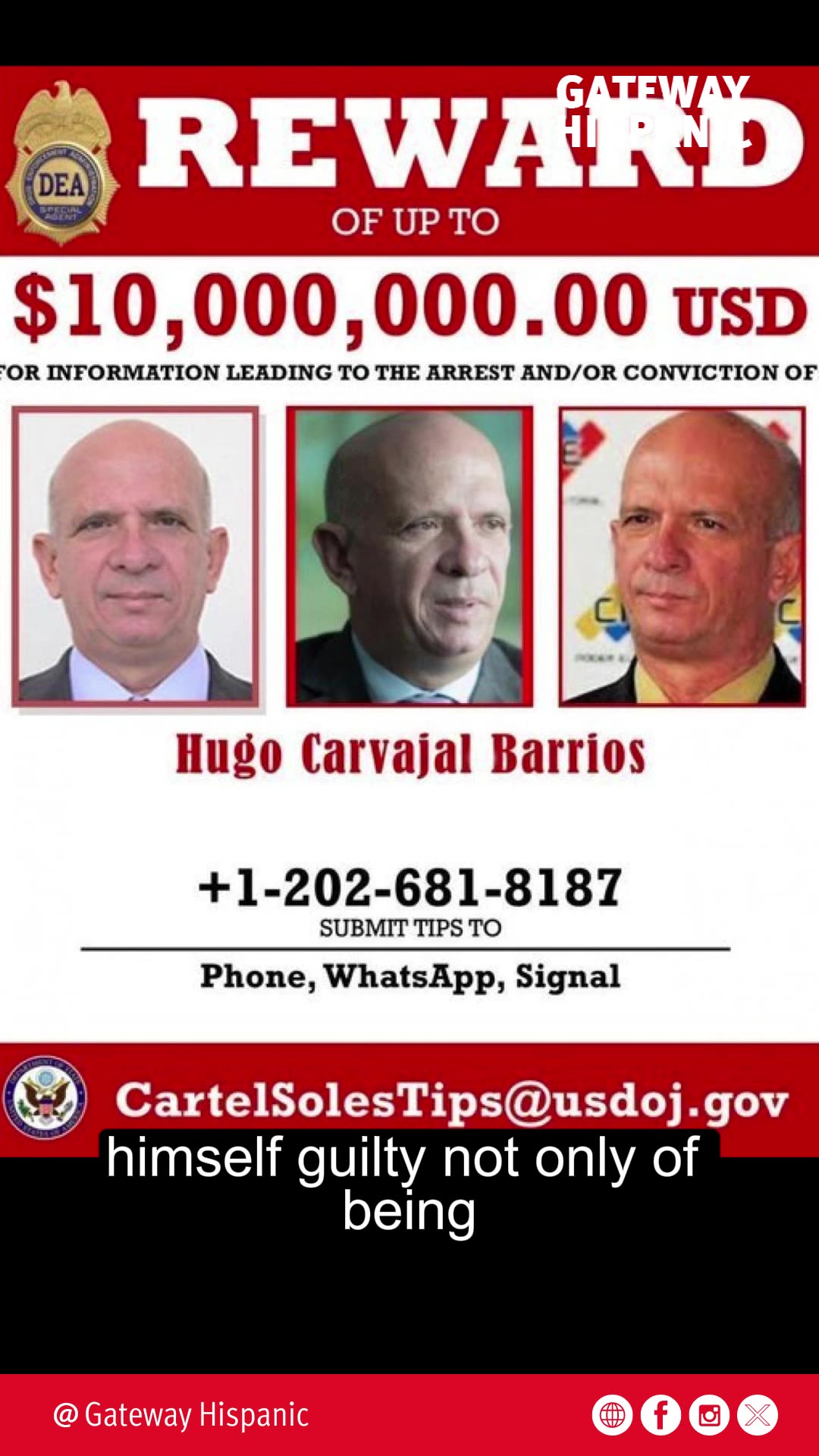 Hugo Carvajal alias "El Pollo" ante la justicia