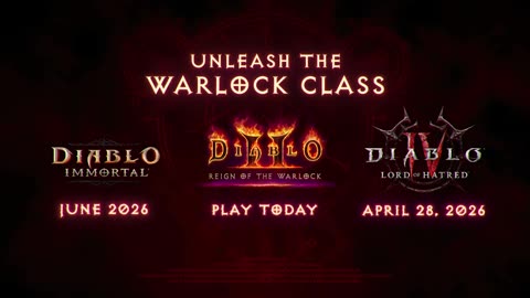 Diablo | Warlock Class Cinematic Trailer
