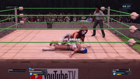 Asuka vs. Su Yung (World Title) WWE 2K24
