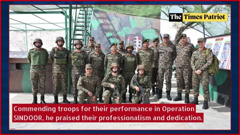 Army Chief Reviews LoC Readiness, Lauds Troops in Sunderbani Visit