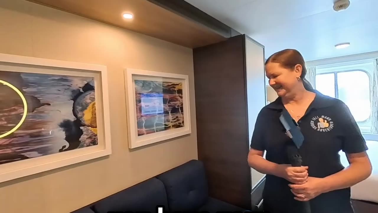 Inside Oceanview Cabin on Ovation of the Seas | Tall Man’s Cruise Adventures