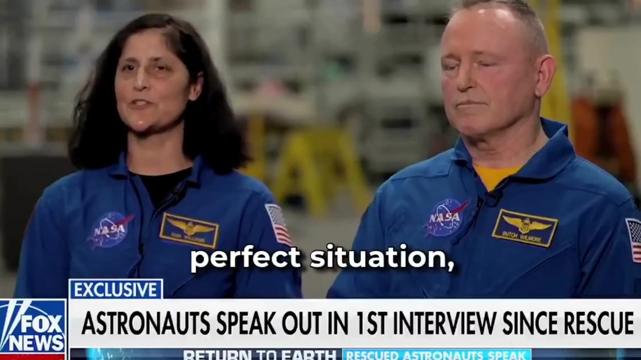 Astronauts give first interview since Elon Musk & Trump rescued them