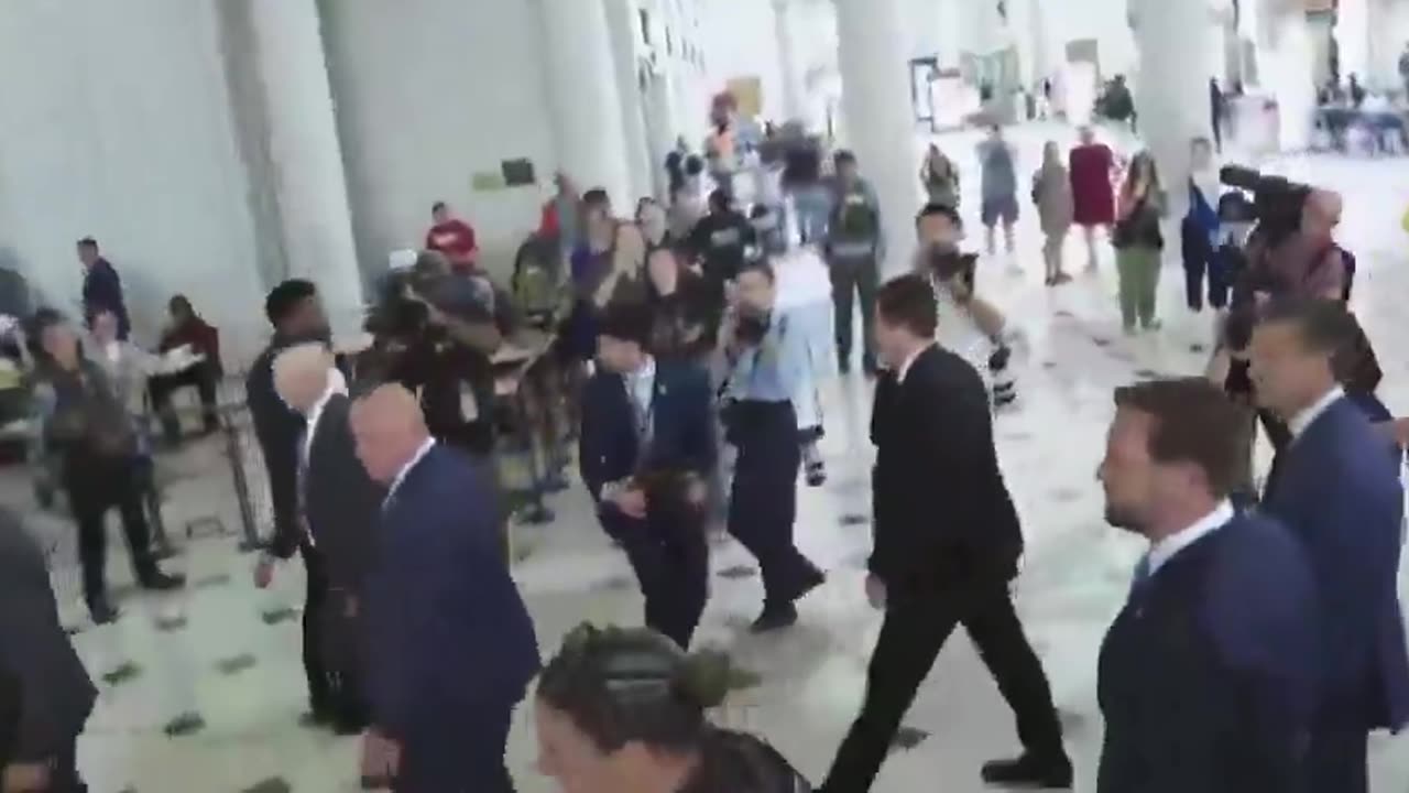 Democrat says f you Vance f you Nazi in the face! watch