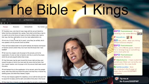 The Bible! 1 Kings 8 to 11