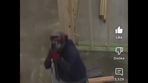 Construction Worker Shoots Down Surveillance Drone with a Nail Gun