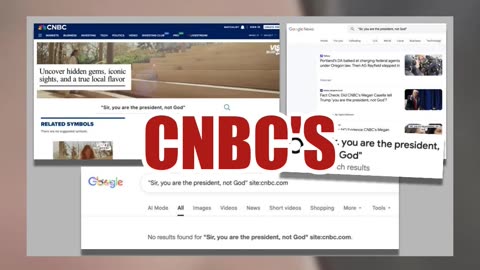 Fact Check: NO Evidence CNBC's Megan Cassella Told Trump He Is 'Not God' During Press Briefing