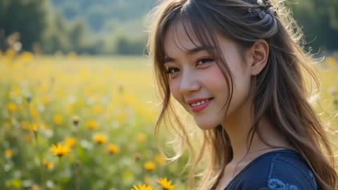 GIRL IN FIELD