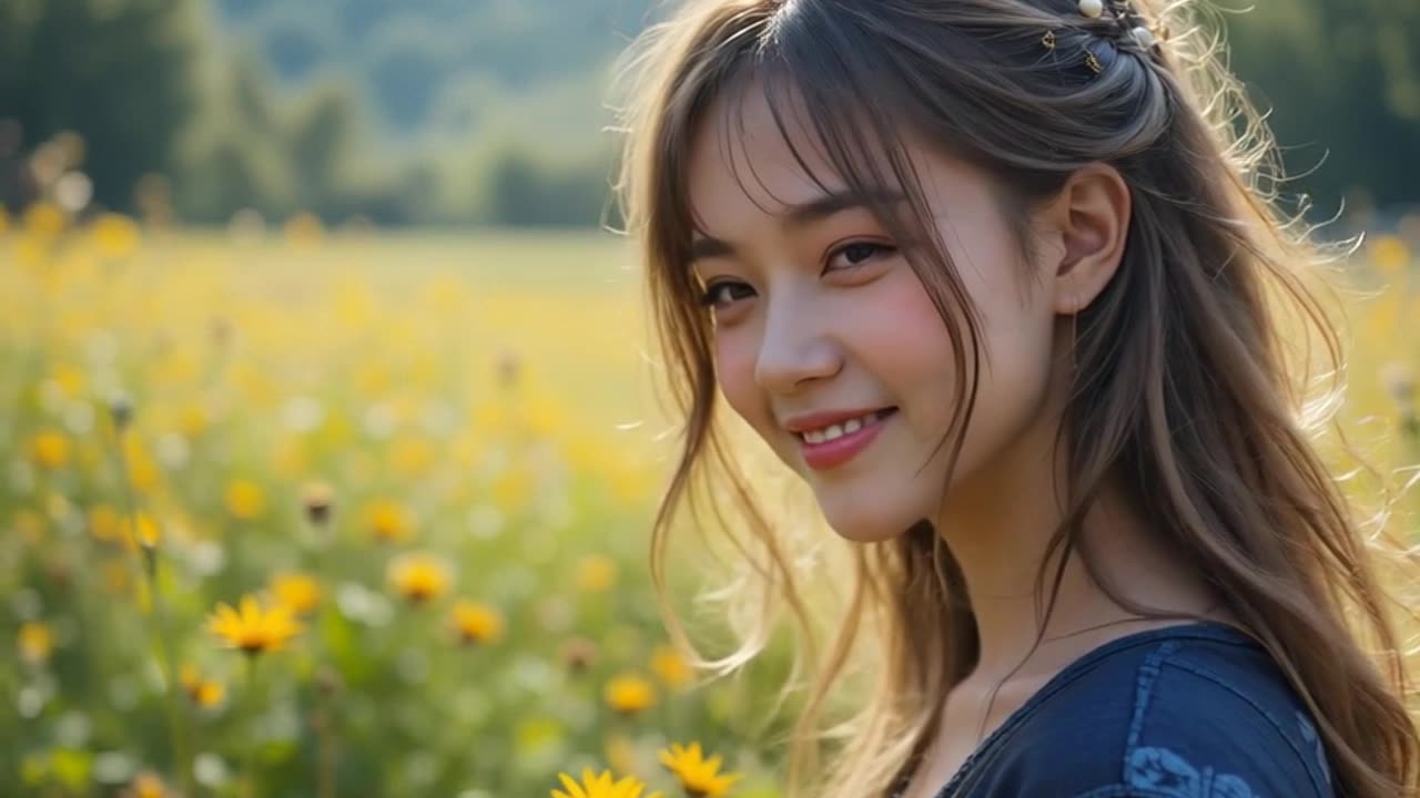 GIRL IN FIELD