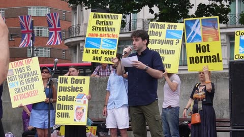 Protest against Geo-engineering: London 21st June 2025 - Part 1 Francis O'Neill