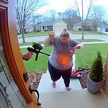 Don't you touch my lawnmower!! dye packs for dreaded porch thieves is TRENDING !! LOL