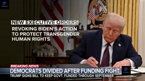 Funding Bill Signed Into Law, Trump Closes Spending Debate