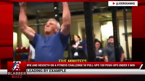 RFK And Hegseth On A Fitness Challenge 50 Pull-Ups 100 Push-Ups Under 5 Min