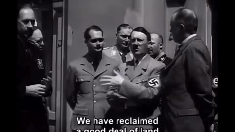 Hitler engaging with British WW1 veterans