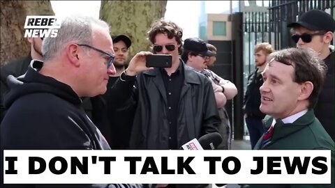 DUBLIN: IRISH NATIONAL SOCIALIST DESTROYS JEW: "GO BE JEWISH SOMEWHERE ELSE!" 👊