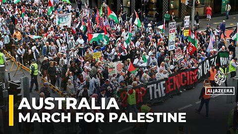 Thousands of Australians join nationwide protests in solidarity with Palestinians in Gaza