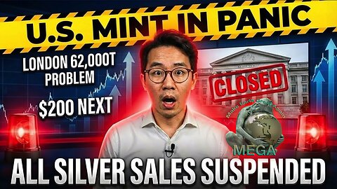 SILVER SUPPLY SQUEEZE IS HERE: U.S. Mint Suspends ALL Silver Sales (London Is Next)