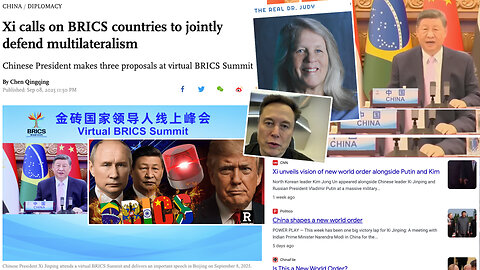 Doctor Judy Mikovits | Why Did Musk Say, "What We Need Is Some Coherent Philosophy That People Can Be Excited About." - Elon Musk (9/9/2025) + “China Shapes A New World Order.” - Politico (9/4/2025) + Gold Hits $3,641