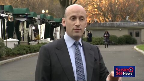 Stephen Miller Speaks to Reporters at the White House
