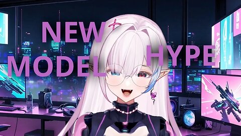 (old) Zumii checks her new model while vibing to music