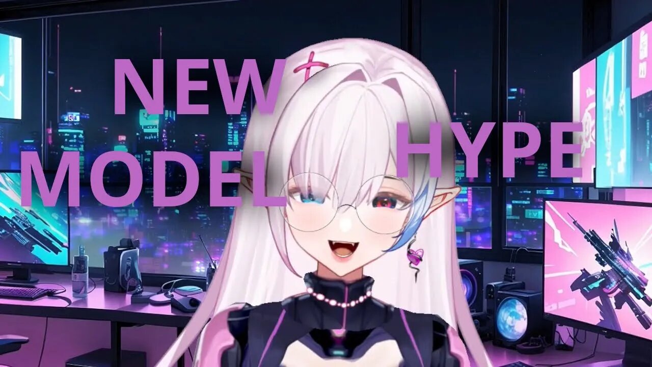 (old) Zumii checks her new model while vibing to music