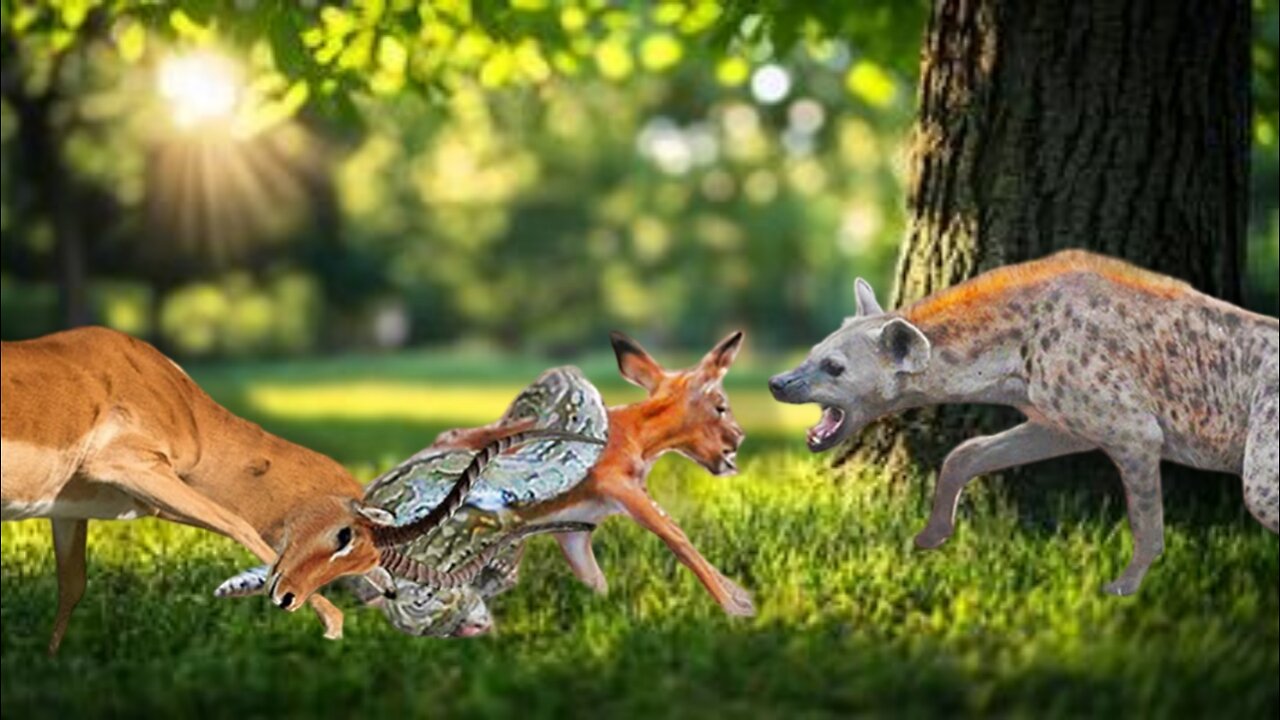 Unable to steal a prey from the python, Raina took them both and the ending was amazing