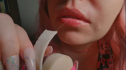 asmr hubba bubba chewing and mouth sounds