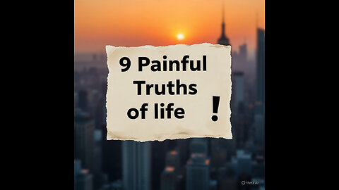 9 Painful Truths of life‼️‼️