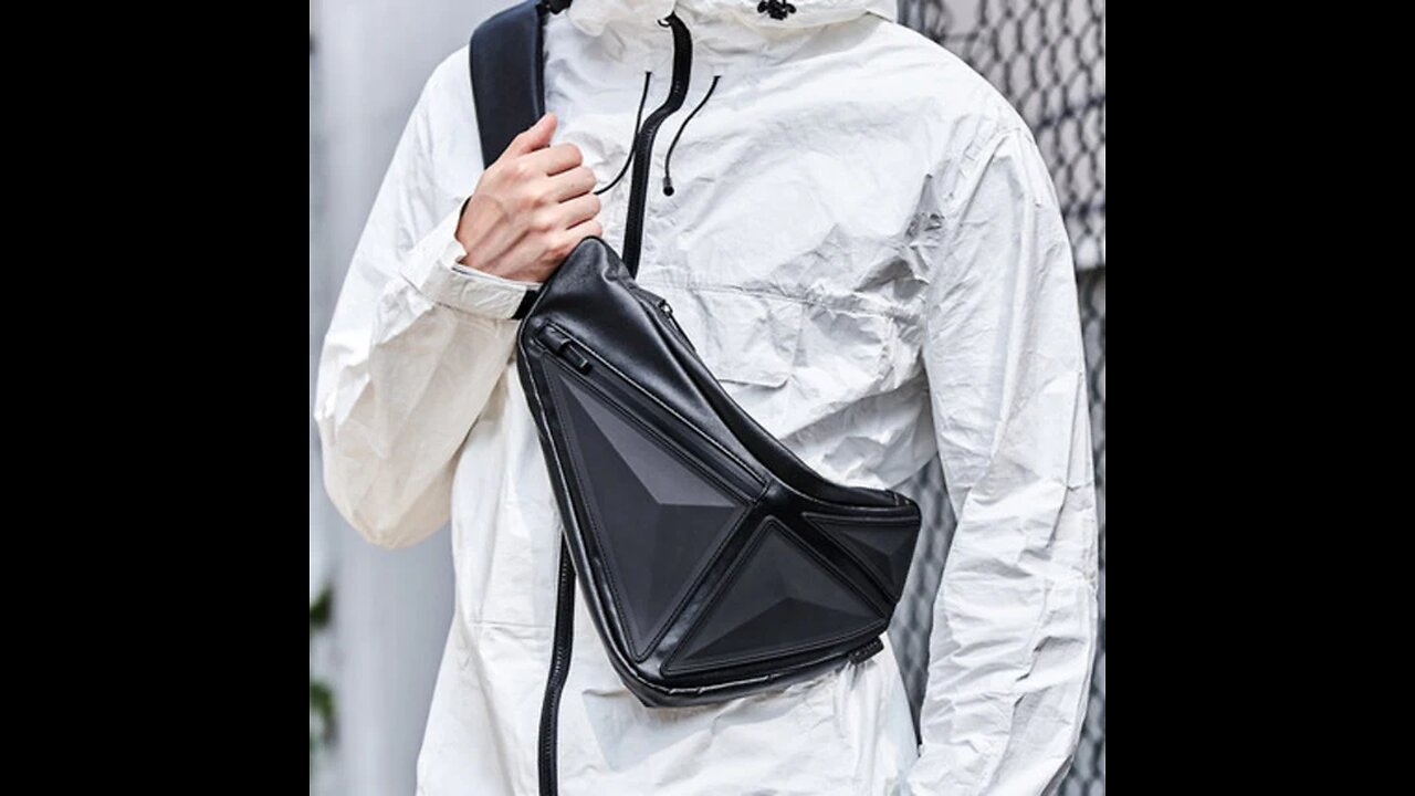 Crossbody Sling Bag, with Stylish Design, Multi-pockets and Spacious Compartment, for Men & Women