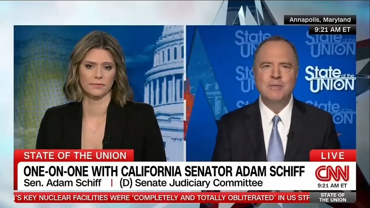 Sen Adam Schiff Claims Iran Never Wanted A Nuclear Bomb, Calls Hegseth Arrogant