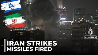 Iran retaliates to Israel_s attack_ Hundreds of missiles launched at Israeli cities