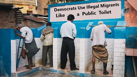Democrats Use Illegals Like Public Toilets