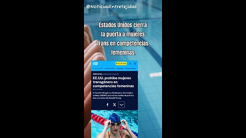 Estados Unidos cierra la puerta a mujeres trans en competencias femeninas.