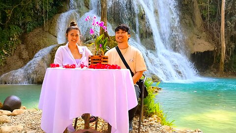STUNNING Waterfall Restaurant! 🇱🇦