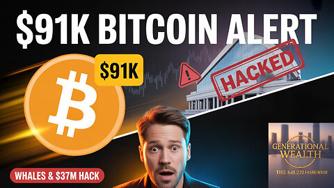 Bitcoin Blasts Past $91K: Whales Load Up as $37M Exchange Hack Shocks Crypto Market