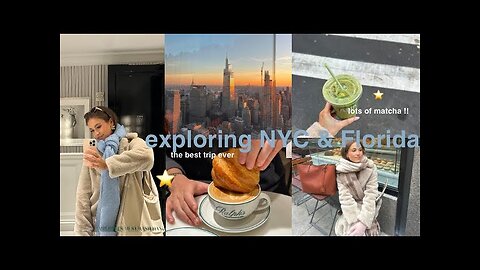 exploring NYC & Florida !! {cosy winter vlog} 🧣☕
