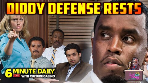 Diddy's Defense RESTS - 6 Minute Daily - June 25th