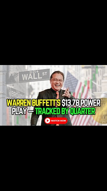 📊 Warren Buffett’s $13.7B Power Play — Tracked by Quarter 💰