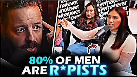 MAN-HATING feminist made to EAT UP her own GARBAGE when she makes THIS CLAIM