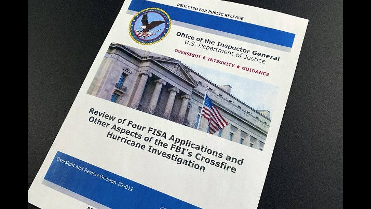 FBI to Release Information Tied to Crossfire Hurricane