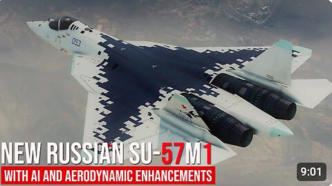 Russia Upgrades Su-57 Fighter Jet with Artificial Intelligence and Aerodynamic Improvements