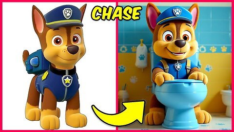 PAW PATROL Characters as TOILETS 🚽🐶 + Guess The Voice Quiz 🥰Chase👮Marshall🚒Skye👷Rocky💚