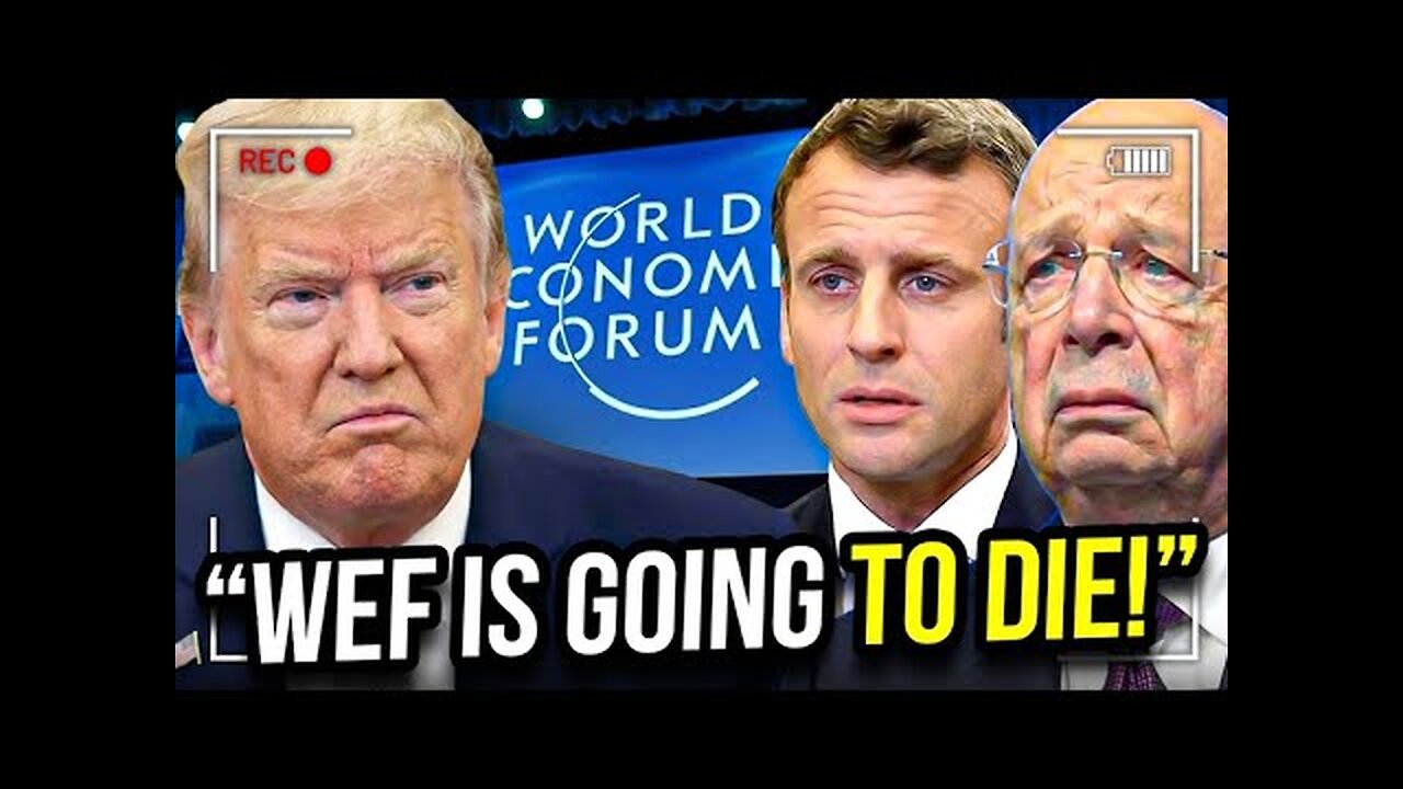 Breaking: WEF Globalists In UTTER TERROR Over Trump Speech!!!