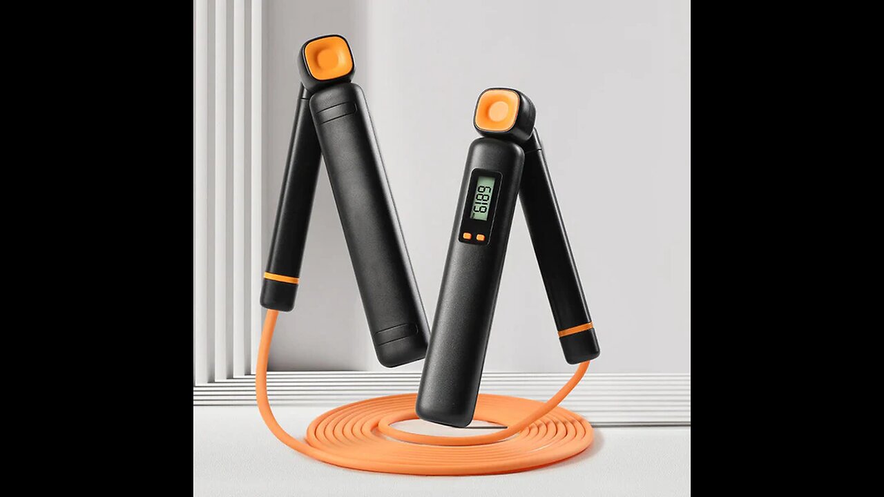 Professional Fitness Electronic Counting Weighted Jump Rope