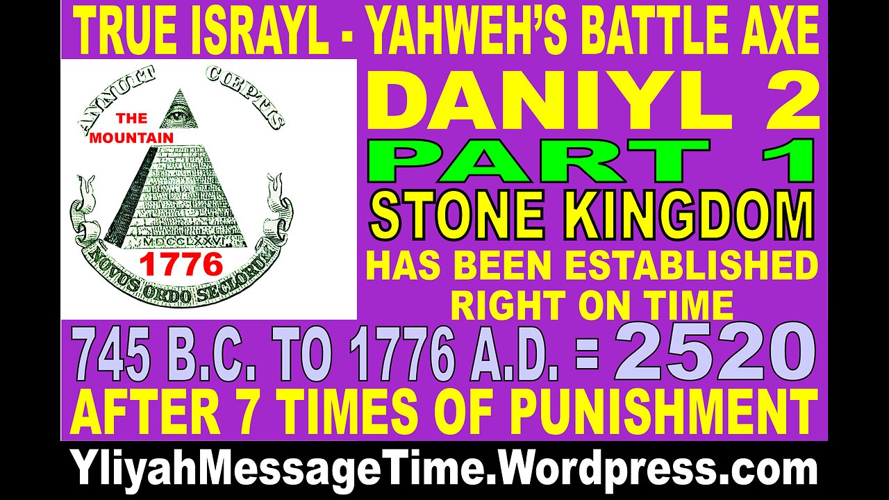 Nebuchanezzar's Dream of Today's Events! USA and the Stone Kingdom.