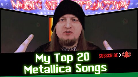 🔥My Top 20 Metallica Songs🔥