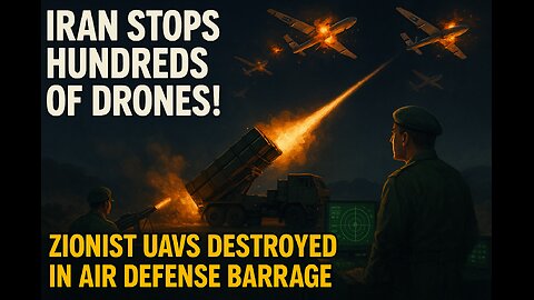 Iran’s Air Defenses Crush Hundreds of Drones — Zionist UAV Campaign Failing