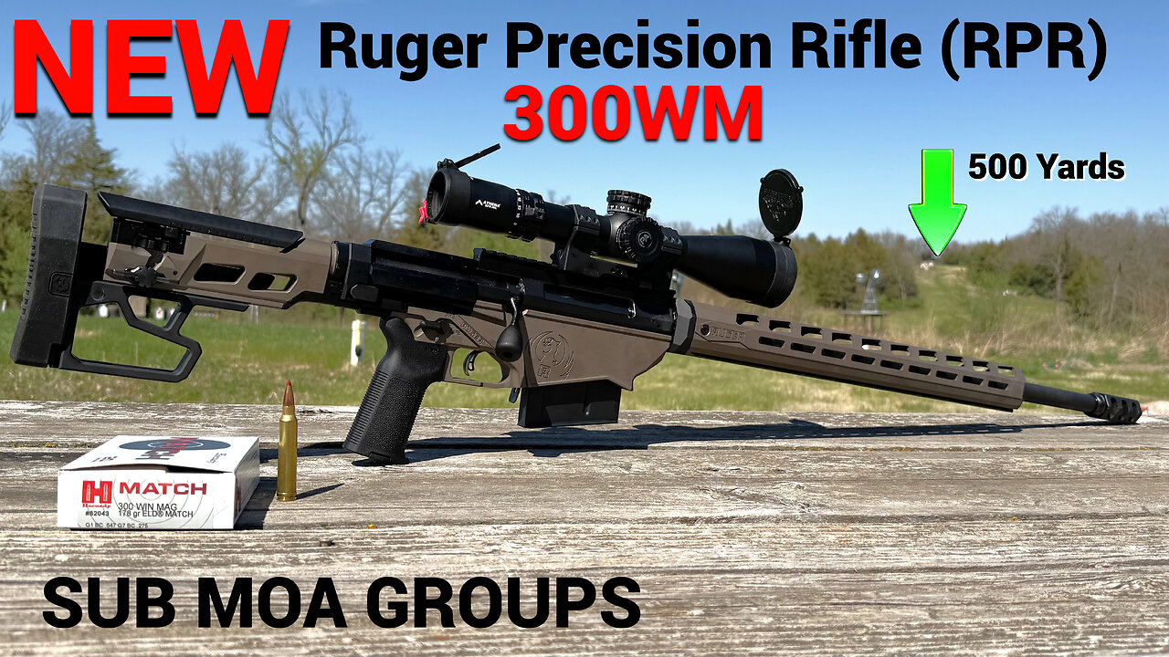 NEW Ruger Precision Rifle in 300WM - SUB MOA
