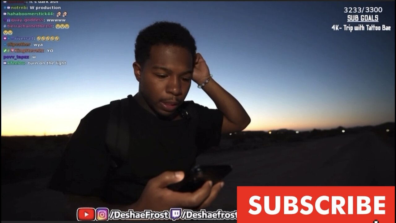 Deshae Frost Gets Kicked Out Of Uber Left Stranded In The Desert…