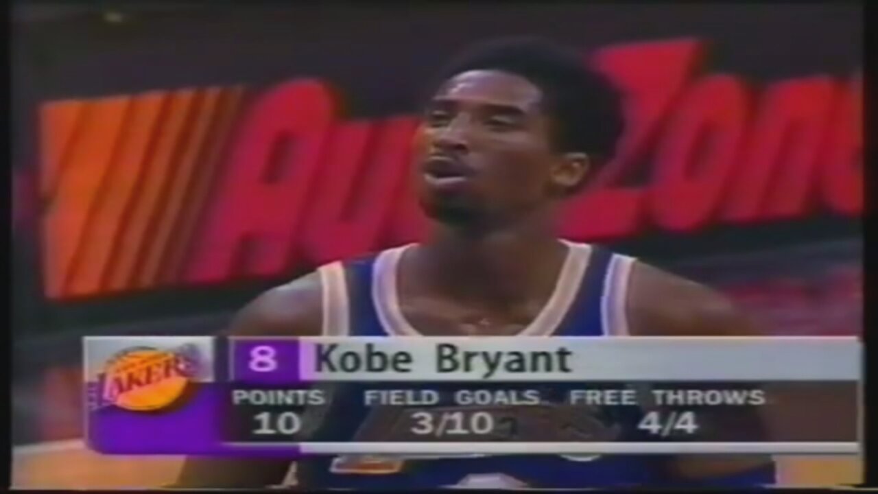 Kobe Bryant 14 Points 5 Ast @ Cavaliers, 1999.